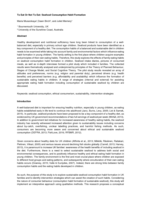 To Eat or Not to Eat: Seafood Consumption Habit Formation