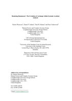 ‘Remixing Rasmussen’: The evolution of Accimaps within systemic accident analysis