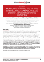 Monitoring training and fatigue with heart rate variability: case study in a swimming Olympic champion