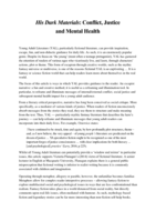His Dark Materials: Conflict, Justice and Mental Health
