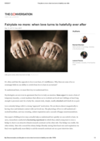 Fairytale no more: when love turns to hatefully ever after