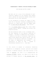 Dromoeconomics: Towards a political economy of speed