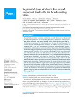 Regional drivers of clutch loss reveal important trade-offs for beach-nesting birds
