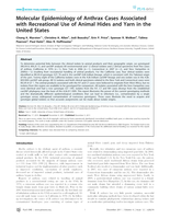 Molecular epidemiology of anthrax cases associated with recreational use of animal hides and yarn in the United States