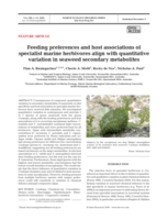 Feeding preferences and host associations of specialist marine herbivores align with quantitative variation in seaweed secondary metabolites