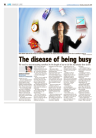 The disease of being busy: We need to stop measuring ourselves by the length of our to-do list and simply slow down