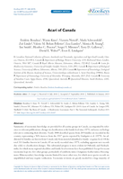 Acari of Canada