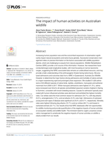 The impact of human activities on Australian wildlife