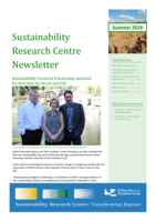 Sustainability Research Centre Newsletter, Summer 2016