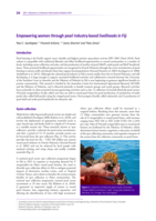 Empowering women through pearl industry-based livelihoods in Fiji
