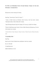 Relationships Between Dry-land Resistance Training and Swim Start Performance and Effects of Such Training on the Swim Start: A Systematic Review