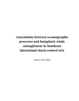 Associations between oceanographic processes and humpback whale entanglement in Southeast Queensland shark-control nets