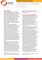 "I graduated from uni and all I got was this piece of paper”: Addressing the challenge of employability, self-employment and lifelong learning in the 21st century through a bespoke magnet capstone course for marketing students