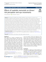 Effects of roadside memorials on drivers’ risk perception and eye movements