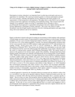 Using service design to understand digital preferences for improving applications for tertiary education in under-represented markets