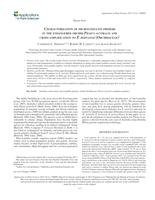 Characterization of Microsatellite Primers in the Endangered Orchid Phaius australis and Cross-Amplification to P. bernaysii (Orchidaceae)