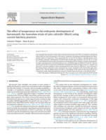 The effect of temperature on the embryonic development of barramundi, the Australian strain of Lates calcarifer (Bloch) using current hatchery practices