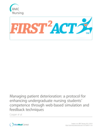 Managing patient deterioration: A protocol for enhancing undergraduate nursing students' competence through web-based simulation and feedback techniques