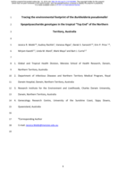 Tracing the environmental footprint of the Burkholderia pseudomallei lipopolysaccharide genotypes in the tropical “Top End” of the Northern Territory, Australia