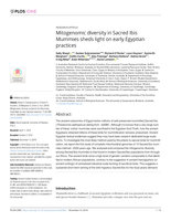 Mitogenomic diversity in Sacred Ibis Mummies sheds light on early Egyptian practices