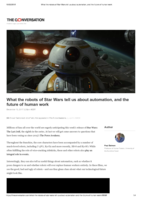 What the robots of Star Wars tell us about automation, and the future of human work