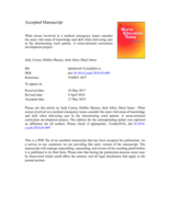 What nurses involved in a Medical Emergency Teams consider the most vital areas of knowledge and skill when delivering care to the deteriorating ward patient. A nurse-oriented curriculum development project