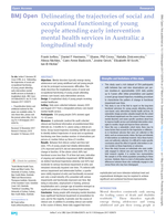 Delineating the trajectories of social and occupational functioning of young people attending early intervention mental health services in Australia: a longitudinal study