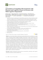 Associations of Lipophilic Micronutrients with Physical and Cognitive Fitness in Persons with Mild Cognitive Impairment