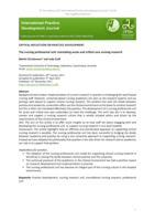 The nursing professorial unit: translating acute and critical care nursing research