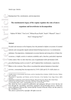 The stoichiometric legacy of fire regime regulates the roles of micro-organisms and invertebrates in decomposition