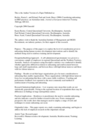 Considering unlearning in HRD practices: An Australian study