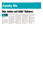 Our votes set kids' futures