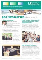 Sustainability Research Centre Newsletter, Summer 2013