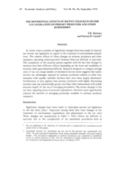 The Differential Effects of Recent Chances in Income Tax Legislation on Primary Producers and Other Businessmen