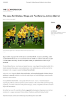 The case for Sheilas, Wogs and Poofters by Johnny Warren