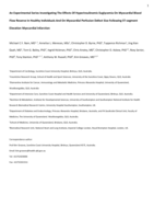 An Experimental Series Investigating the Effects of Hyperinsulinemic Euglycemia on Myocardial Blood Flow Reserve in Healthy Individuals and on Myocardial Perfusion Defect Size following ST-Segment Elevation Myocardial Infarction