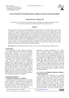 General Productivity Predicting Model for Skidder Working in Eucalypt Plantations