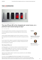 The new iPhone SE is the cheapest yet: smart move, or a premium tech brand losing its way?