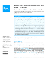 Genetic links between endometriosis and cancers in women