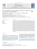 Economic feasibility of small-scale mabé pearl production in Tonga using the winged pearl oyster, Pteria penguin