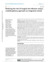 Reducing the risk of surgical site infection using a multidisciplinary approach: An integrative review