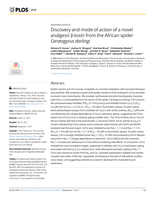 Discovery and mode of action of a novel analgesic β-toxin from the African spider Ceratogyrus darlingi