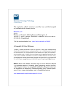 Marking out the pitch : Defining the soccer fiction genre