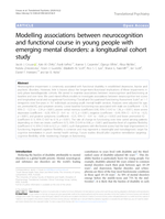 Modelling associations between neurocognition and functional course in young people with emerging mental disorders: a longitudinal cohort study