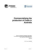 Commercialising the production of Cobia in Australia. FRDC Project No 2014/242