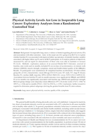 Physical Activity Levels Are Low in Inoperable Lung Cancer: Exploratory Analyses from a Randomised Controlled Trial