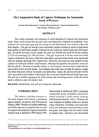 The Comparative Study of Capture Techniques for Taxonomic Study of Wrasses
