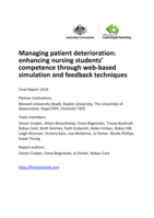 Managing patient deterioration: enhancing nursing students’ competence through web-based simulation and feedback techniques