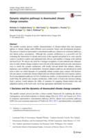 Dynamic adaptive pathways in downscaled climate change scenarios