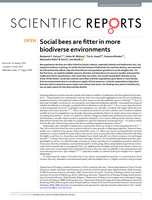 Social bees are fitter in more biodiverse environments